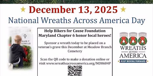 BFC MD6 Supporting Wreaths Across America Wreath Laying Ceremony