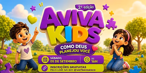Aviva Kids | 2\u00aa Edi\u00e7\u00e3o - Como Deus Planejou Voc\u00ea