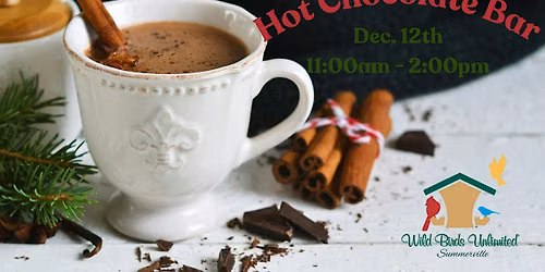 Hot Cocoa Bar and Holiday Shopping