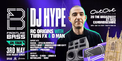 Frontline Bass On Tour - St Ives - DJ Hype
