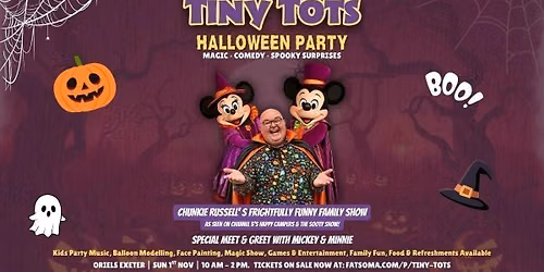 \ud83c\udf83\ud83d\udc7b TINY TOTS HALLOWEEN PARTY! EXETER \ud83d\udc7b\ud83c\udf83