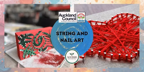 String and Nail Art workshop, New Lynn War Memorial Library, Wednesday, 30 September, from 2-4 pm