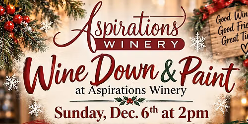 Wine Down & Paint in Clearwater | Holiday Wine Glass & Ornament