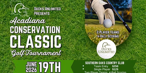 Acadiana Conservation Classic Golf Tournament