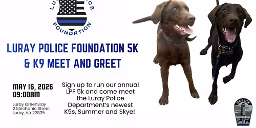 Luray Police Foundation 5k - 2026