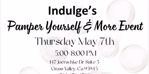 Indulge\u2019s Pamper Yourself & More Event
