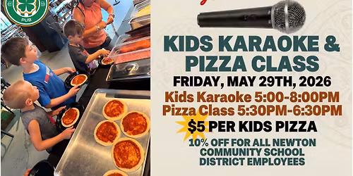 Kids Karaoke & Pizza Class at Murph and Mary\u2019s!