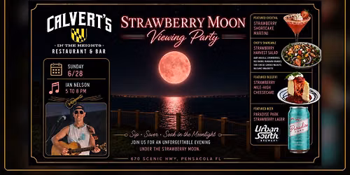Full Strawberry Moon Party @Calvert's