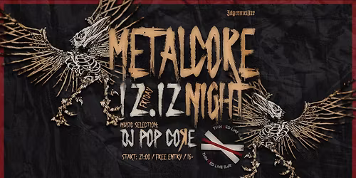 METALCORE NIGHT with DJ POP CO\u042fE at Thin Red Line Bar - 12.12.2025