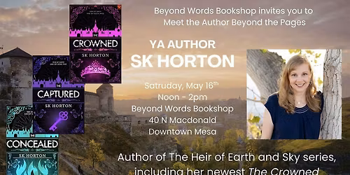 Meet the Author Beyond the Pages: YA author SK Horton