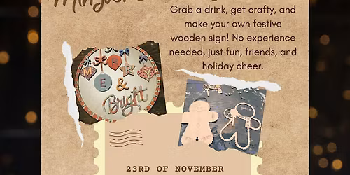 Jingle, Paint, Mingle Paint Night DYI Signs