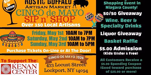 Lux Vita @  RUSTIC BUFFALO\u2019S CINCO DE MAYO SIP & SHOP