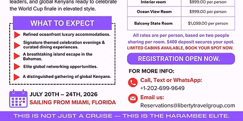 Champions at Sea - The Harambee Elite Voyage