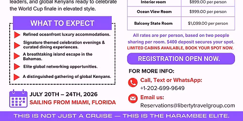 Champions at Sea - The Harambee Elite Voyage