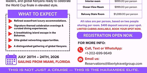 Champions at Sea - The Harambee Elite Voyage