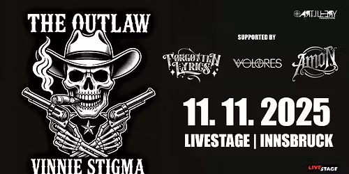 THE OUTLAW - Vinnie Stigma & VOLORES \/\/ supported by: AMON \/\/ FORGOTTEN LYRICS