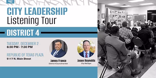 District 4: City Leadership Listening Tour