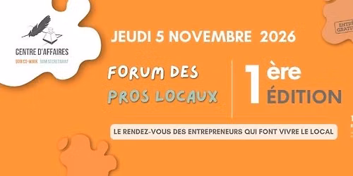 FORUM DES PRO LOCAUX