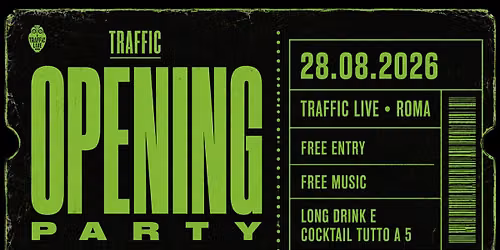 OPENING PARTY - Free Entry - Free Music