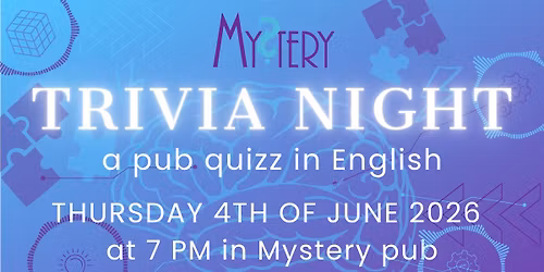 Mystery Trivia night in English