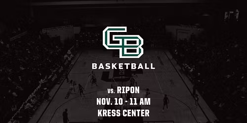 Green Bay Men's Basketball vs. Ripon