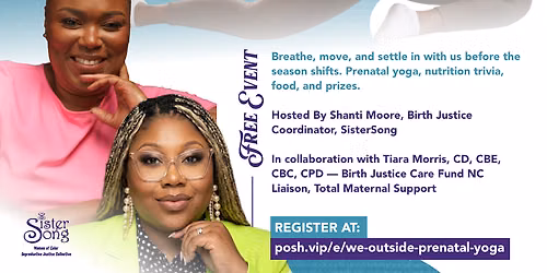 We Outside: Prenatal Yoga