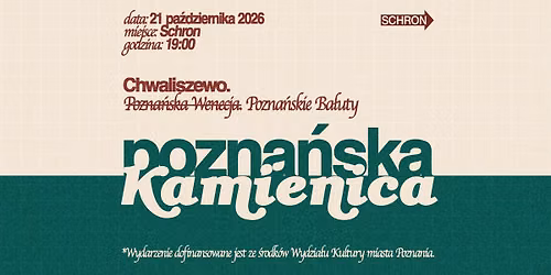 Chwaliszewo. \u0336P\u0336o\u0336z\u0336n\u0336a\u0336\u0144\u0336s\u0336k\u0336a\u0336 \u0336W\u0336e\u0336n\u0336e\u0336c\u0336j\u0336a\u0336. Pozna\u0144skie Ba\u0142uty