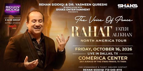 Rahat Fateh Ali Khan Live In Dallas