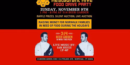 The Restaurant Hive Food Drive Party ft. Ian Biggs
