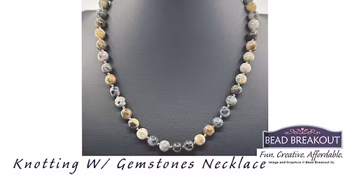Knotting with Gemstones Necklace