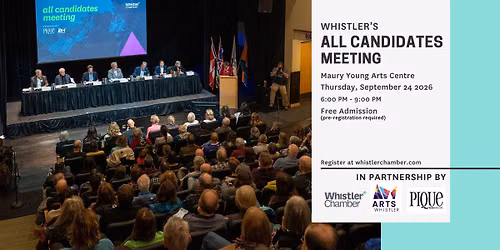 Whistler's Municipal All Candidates Meeting 2026