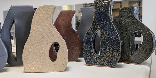 Stoneware Cutout Vase at Centered Earth