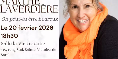 Conf\u00e9rence Marthe Laverdi\u00e8re