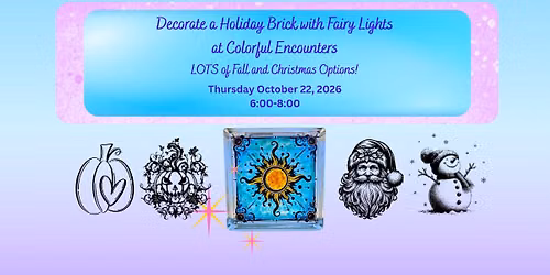 Decorate a Holiday Glass Brick with Fairy Lights