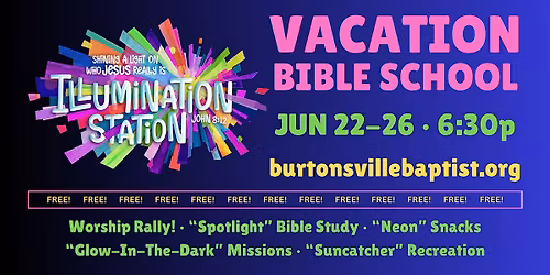 Vacation Bible School - FREE!