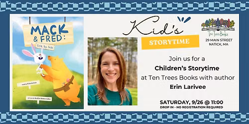 Children's Storytime with Author Erin Larivee