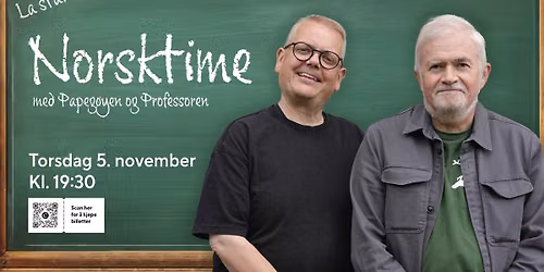 Norsktime med Papeg\u00f8yen og Professoren 