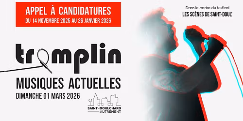 Appel \u00e0 candidature Tremplin musiques actuelles
