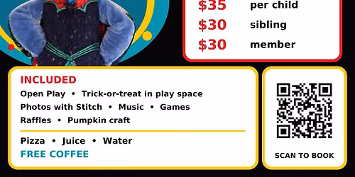 Come celebrate Halloween with Stitch at Just Play! \ud83d\udc7b\ud83d\udc99
