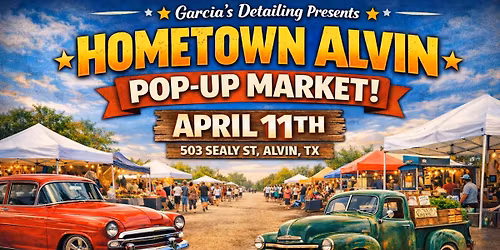 Hometown Alvin Pop up Market