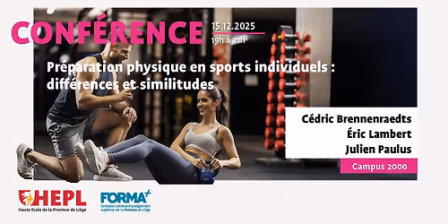 La pr\u00e9paration physique en sports individuels