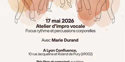 Atelier d'impro vocale : focus rythme et percussions corporelles 