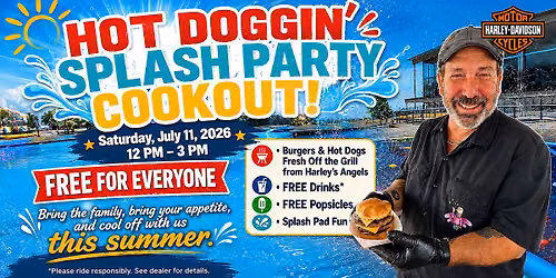 Hot Doggin' Splash Party Cookout!