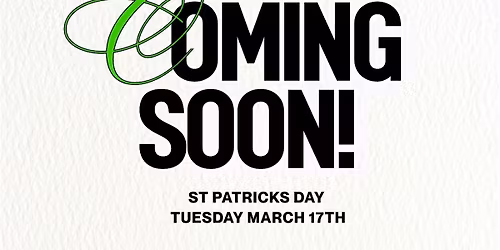 Bongos Bingo St Patrick\u2019s Day