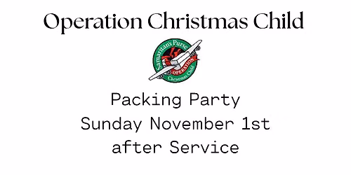 OCC Shoebox Packing Party