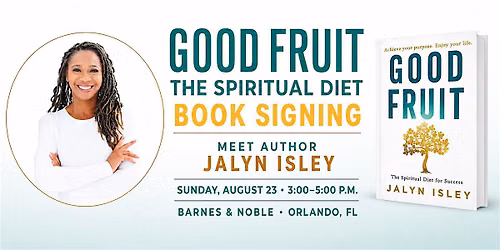 Good Fruit: The Spiritual Diet Book Signing
