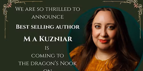 Book signing with M A Kuzniar