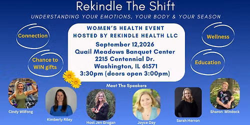 Rekindle The Shift ~ Understanding Your Emotions, Your Body & Your Season