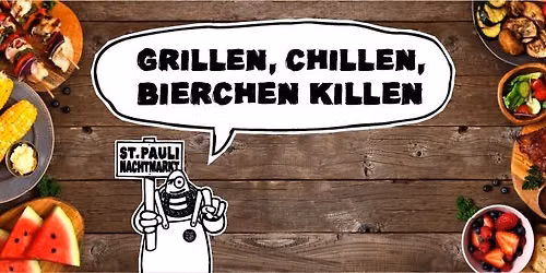 Abgrillen auf dem St. Pauli Nachtmarkt