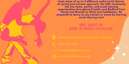 6-Week Social Dancing Workshop